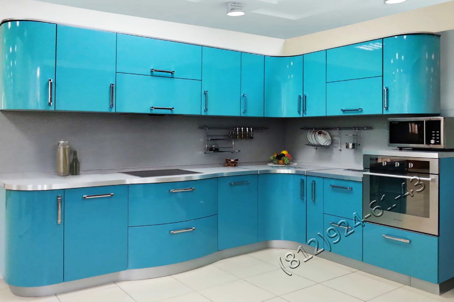 Купить кухню эмаль. Кухня Аквамарин МДФ эмаль. Голубой кухонный гарнитур. Кухня в бирюзовом цвете. Кухонный гарнитур бирюзового цвета.