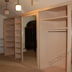 Проект мебели в большую гардеробную из лдсп